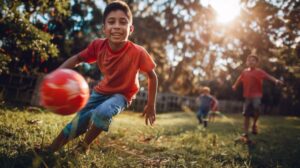 Jogando bola