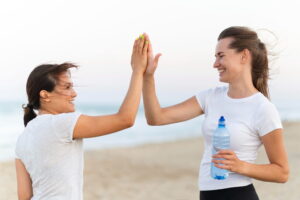 Mulheres praia