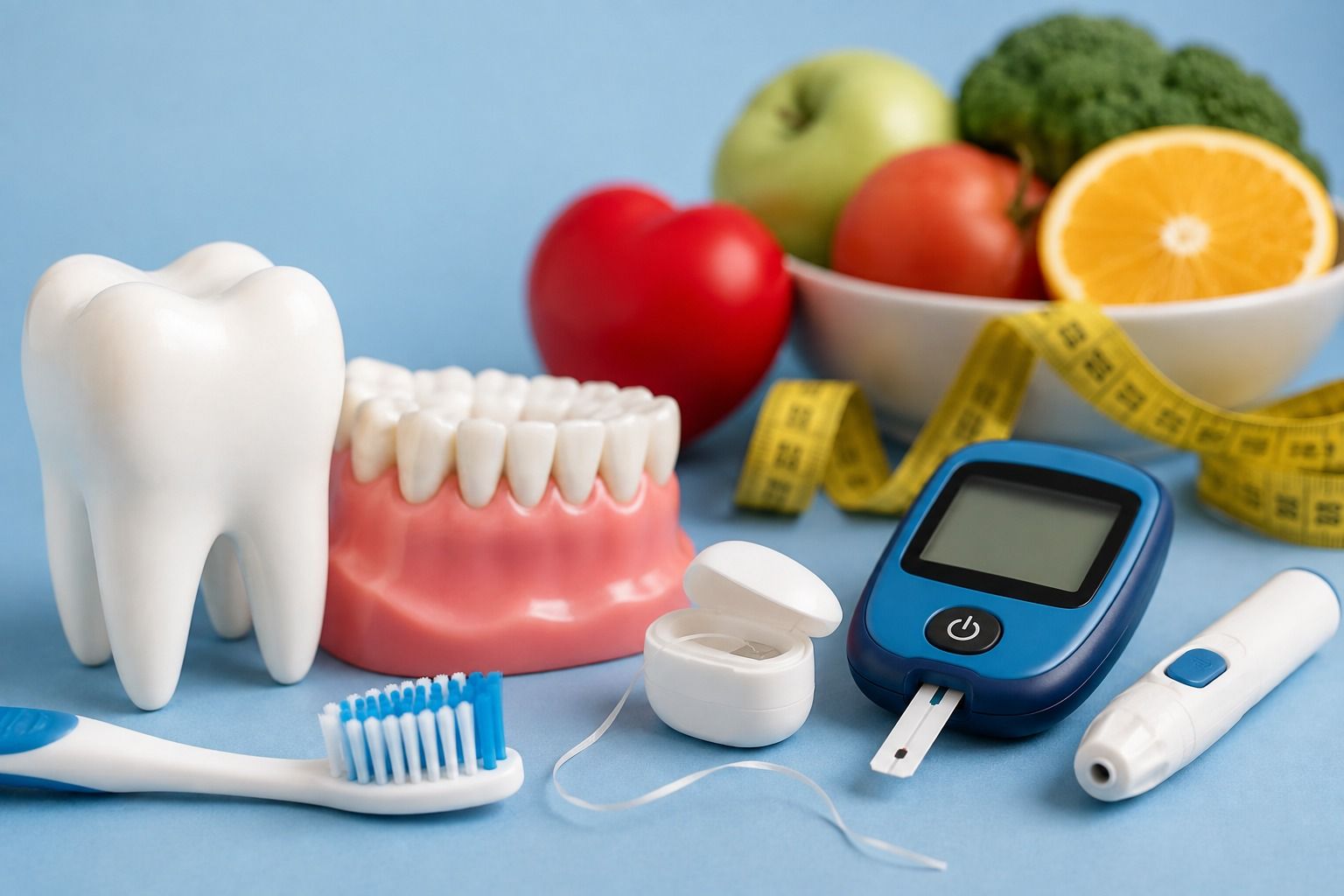 saúde bucal e diabetes
