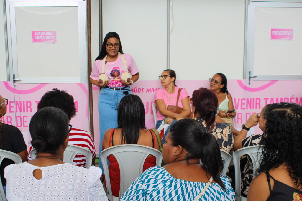 ação no Hospital da mulher