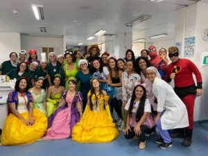equipe do hospital